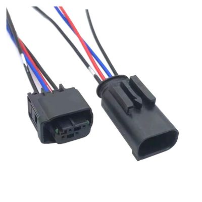 ARETV 4-pin 968399-1 967640-1 Compatible car Fender Connector Wiring Harness car Steering(Color:4pin Male Female,Size:20 Sets)