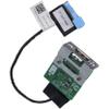 Deal4GO DisplayPort DP Port I/O Board 9RVWH P227W 0P227W 09RVWH Replacement for Dell Precision 3630 3640 3650 Tower Desktop, Green view 3