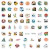 120 Preppy Beach Stickers - Summer Coconut Tree Stickers for Water Bottles, Laptops, Phones, Cars - Summer Themed Decals for Teens view 3
