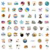 120 Preppy Beach Stickers - Summer Coconut Tree Stickers for Water Bottles, Laptops, Phones, Cars - Summer Themed Decals for Teens view 4