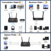 1Mii B03S Bluetooth 5.3 Transmitter Receiver for TV Home Stereo, Wireless Audio Adapters with Audiophile DAC, aptX Adaptive/LL/HD, Dual Link, Optical RCA AUX 3.5mm Inputs/Outputs view 2