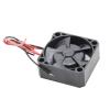 EODDSGHT F251R 25x25x10mm 25mm Cooling Fan 5V 12V Laptop Fan Hard Drive Mini Fan 2wire(Size:PH2.54 2PIN_NORGB), Black view 2