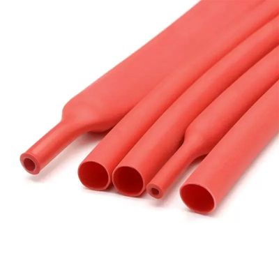 10 Meters/ 50M 3:1 Heat Shrink Tube with Glue Polyolefin Shrinking Assorted Heat Shrink Tube Wire Cable Sleeving Tubing(Color:Red,Size:19.1MM_10M)
