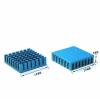20PCS 30mm aluminum alloy heat sink 28 * 28 * 8mm CPU chip heat sink power radiator(Color:Blue) view 2