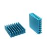 20PCS 30mm aluminum alloy heat sink 28 * 28 * 8mm CPU chip heat sink power radiator(Color:Blue) view 4