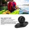 1 Inch Ball Mount Base Aluminum Alloy Rubber, Enhanced Stability, Sturdy Construction, Convenient Installation for Boats, Kayaks, Semi Trucks, Cars with AMPS Pre Drilled Holes view 4