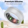 Smart Ring Cover, 5pcs Scratch Soft Flexible Silicone Ring Cover, Multipurpose Ring Protector Elastic Case for Smart Rings (M) view 3