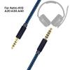 3.5mm Headset Cord Nylon Braided Cable for A10 A30 A40 Headphones Long Lasting Wire Gold Plated Connector 200cm Wide Frequency view 2