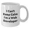I'm A Web Developer Funny Coffee Mug Gift for Web Developer Graduation view 2