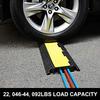 WTTTTW Cable Protective Ramp, Traffic Speed Bumps, Super Load Capacity 3 Channel Wire Cord Cover Ramp, Floor Cable Cover for Asphalt,Driveway,Office, Home, Workshop view 3