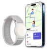 DirectNine Basics GPS Tracker for Kids, Teen, Special Needs, Elderly - Real-Time Mini Locator Watch Band - No Monthly Fee - Hidden Tracking Device for iOS, White, A12123 view 1