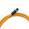 16.4ft M12 4 Pin A Code Male Right Angled to RJ45 Male High Flex Cat6 Ethernet Cable, M12 to RJ45 Industrial Connector Cable Shielded Field Wireable Cable Assembly for Automation Application 5Meter view 2