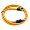 16.4ft M12 4 Pin A Code Male Right Angled to RJ45 Male High Flex Cat6 Ethernet Cable, M12 to RJ45 Industrial Connector Cable Shielded Field Wireable Cable Assembly for Automation Application 5Meter view 4