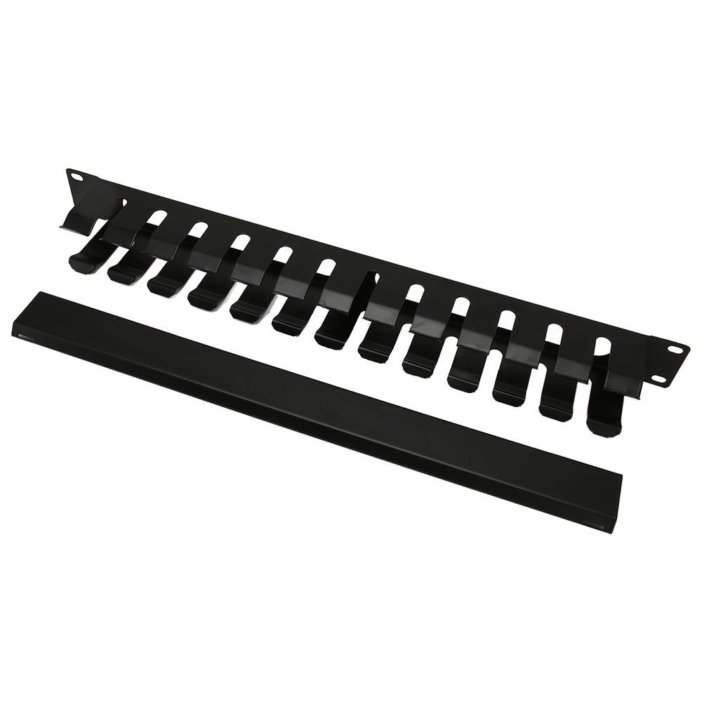 Ts Horizontal Rack Cable Cable Ent Cable Ent Rack,2U Rack Mount Cable Ent 12 Slots Witustproof Panel for 19i Stand for Tower Units Monitors