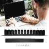 Ts Horizontal Rack Cable Cable Ent Cable Ent Rack,2U Rack Mount Cable Ent 12 Slots Witustproof Panel for 19i Stand for Tower Units Monitors view 3