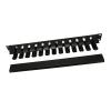 Ts Horizontal Rack Cable Cable Ent Cable Ent Rack,2U Rack Mount Cable Ent 12 Slots Witustproof Panel for 19i Stand for Tower Units Monitors view 4