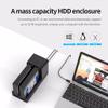 ZHCHAO 2.5 3.5 Sata HDD Enclosure Docking Station Offline Clone Super Speed 3.0 Hard Drive Support 10Tb 2 Bay view 3
