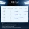 ZHCHAO 2 Bay 3.5'' USB3.0 to SATA HDD Docking Station Aluminum HDD Enclosure 36W Power Adapter HDD Case view 4
