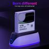 ZHCHAO 3.0 HDD SSD Station 16TB 2.5 3.5 Inch SATA Hard Drive Disk Dock Adapter Base with RGB Lamp view 3