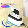 ZHCHAO 3.0 HDD SSD Station 16TB 2.5 3.5 Inch SATA Hard Drive Disk Dock Adapter Base with RGB Lamp view 4