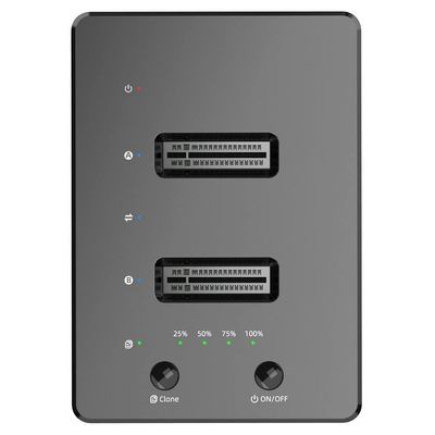 ZHCHAO Type C to 3.0 M.2 SATA NGFF SSD Hard Disk Drive Docking Station Bay External Offline Clone Adapter