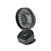 A2Z Mini 4 Inch Desk Clip Fan Quiet Portable USB Rechargeable 3 Speed Home Bedroom Office Car Outdoor Travel Prams Fan Black view 1