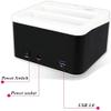 ZHCHAO 3.0 to SATA Slots Hard Drive Docking Station with 2.0 Hub and Card Reader for 2.5 3.5 Inch HDD SSD SATA view 4