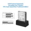 ZHCHAO 3.0 to SATA External Hard Drive Docking Station Enclosure Adapter for 2.5 & 3.5 Inch HDD SSD SATA Speed Up to 5Gb view 3