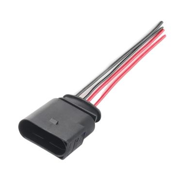 TakenE 1/5/10/20Set 4Pin Automotive Wiring Harness Housing Ignition Coil P1ug 8K0973724 1J0973824 DJ7048Y-3.5-11/21(Color:Male with Wire,Size:20 Sets)