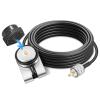 Anina Dual Band Antenna Lip Hatchback Mount Bracket NMO to PL259 Male RG58 Coax Cable, 16 ft UHF PL259 Male RG58 Pure Copper Coaxial Wire for Yaesu Vertex Dual-Band UHF VHF 136-174MHz 400-470MHz, 3.5 view 2