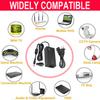 HAASHADA Power Supply, 24V Power Transformers, AC 100-240V to DC 24V 5A Power Supply LED Adapter, 120 Watt Max, for LED Strip Neon Rope String Lights, Computer Project, Recorder, TV Screen view 4