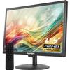 Suprlipy 21.5" FHD Mini LCD Monitor Display Screen 1920x1080 60Hz 16:9 BNC VGA HDMI AV with USB Input Built-in Loudspeaker for CCTV Security Camera DVR PC Game Console view 1