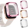 3 Pack Screen Protector for Fitbit Versa 2, TPU All-Around Protective Case Cover Rugged Bumper Shell Accessories view 1