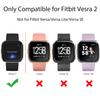 3 Pack Screen Protector for Fitbit Versa 2, TPU All-Around Protective Case Cover Rugged Bumper Shell Accessories view 2