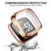 3 Pack Screen Protector for Fitbit Versa 2, TPU All-Around Protective Case Cover Rugged Bumper Shell Accessories view 4