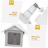 Levemolo 1set Outdoor Camera Cover Protective Roof for Cam Weather Conditions Prevents Debris Buildup and Sun Damage Extends Camera Lifespan view 3