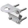 Anina NMO Roll Bar Mirror Antenna Mount, Tubular Antenna Mount Bracket Dual Band Antenna Lip Hatchback Mount Bracket NMO to PL259 Male RG58 Coax Cable UHF VHF 136-174MHz 400-470MHz, 3.5 Antenna view 2