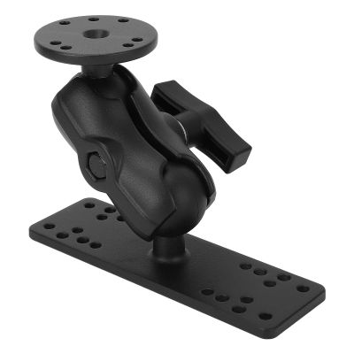 Fish Finder Mount, 8.7cm Short Arm Aluminum Alloy Ball Mount Fish Finder Bracket for Fishing
