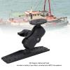 Aluminum Fish Finder Mount with 2.25in Rubber Ball Marine Electronics Bracket Support 360 Rotation view 3