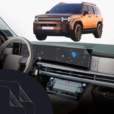 Artemis Shields 2024 2025 Santa fe Screen ProtectorInstrument Cluster/Infotainment/Navigation Display/Multimedia Touchscreen Display Matte Anti Glare Designed for Screen 2 Pack