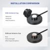 Anina NMO Antenna Mount Cap with O Ring Seal Dust Weather Rain Cover 3/4 Inch Hole Mount NMO L Shape Stainless Steel Bracket, 16 Feet RG58 Pure Copper Coax Cable NMO to PL259 view 4