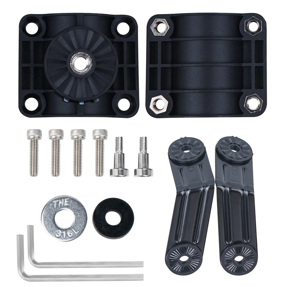 010-12970-00 Adjustable LiveScope LVS32 Transducer Pole Mount, Panoptix Perspective Mode Mount Kit, Trolling Motor Mount Compatible with Panoptix LiveScope LVS32 Transducer