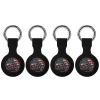 American Flag with Motorcycle Silicone Protective Case for AirTag Tracker Cover Holder with Key Ring 4PCS view 1