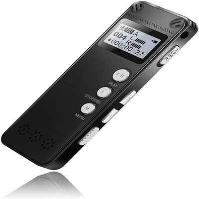 ZCLNYVGJ Professional Voice Activated Digital Audio Recorder USB Pen Noise Cancellation Time Record