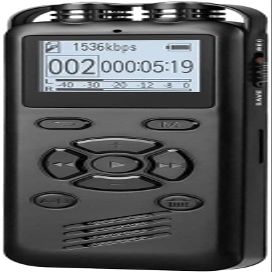 ZCLNYVGJ Dictaphone Audio Voice Activated Recording Password Protection Variable Playback MP3 Player Digital Voice Recorder