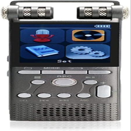 ZCLNYVGJ 8GB Digital Voice Recorder Voice Activated Recorder with Playback - Small Tape Recorder for Lectures, Meetings, Interviews, Mini Audio Recorder USB Charge, MP3