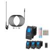 Anina 16 Inch AM/FM Universal Top/Side Mount Antenna for Vehicle Truck Boat ATV UTV RV Motorcycle 4PCS Rocker Switch 5Pin SPST 20A/12V 10A/24V ON/Off with Night Glow Sticker & Jumper Wire view 1