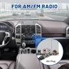 Anina 16 Inch AM/FM Universal Top/Side Mount Antenna for Vehicle Truck Boat ATV UTV RV Motorcycle 4PCS Rocker Switch 5Pin SPST 20A/12V 10A/24V ON/Off with Night Glow Sticker & Jumper Wire view 4