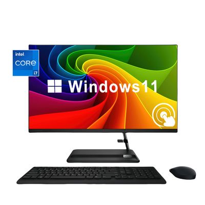 Lenovo IdeaCentre All-in-One Desktop, 27" FHD Touchscreen Display, Intel Core i7-13620H, Intel UHD Graphics, Harman, Webcam, Wi-Fi 6, Win11 H, HDMI, w/Mouse & Keyboard (32GB RAM | 1TB PCIe SSD)