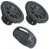 Audiosavings Bundle: (2) Kicker 50CVX122 COMPVX 12" Car Audio Subwoofers Bundled with Rockville Canon-XXL Huge Portable Bluetooth Speaker w Booming Bass+Wireless Link (3 Items) view 1